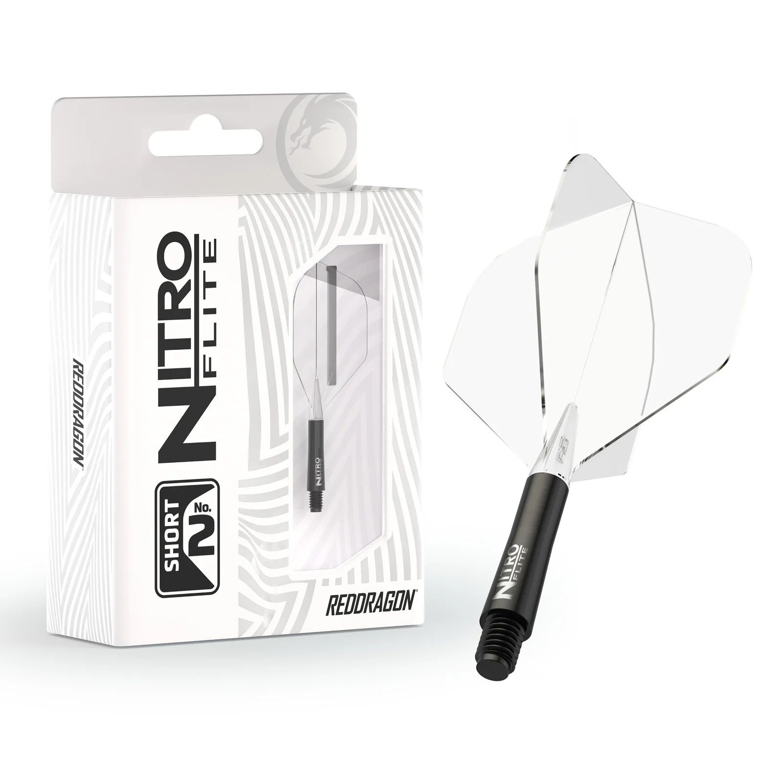Red Dragon Nitro Flite No2- Black/Clear
