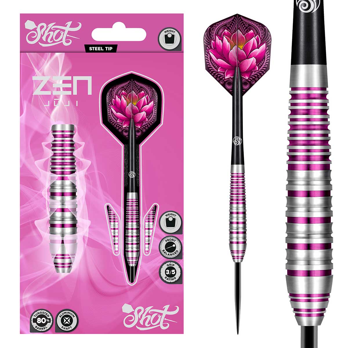 Zen Juji Steel Tip Dart Set-80%