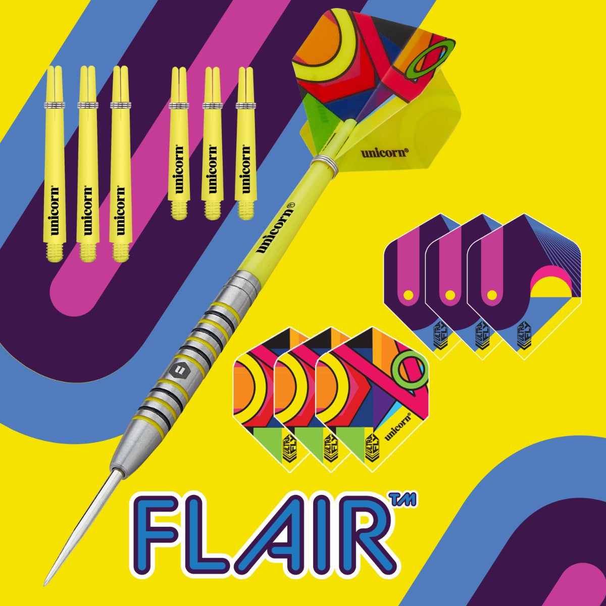Unicorn Flair 4 23g Darts- 80%