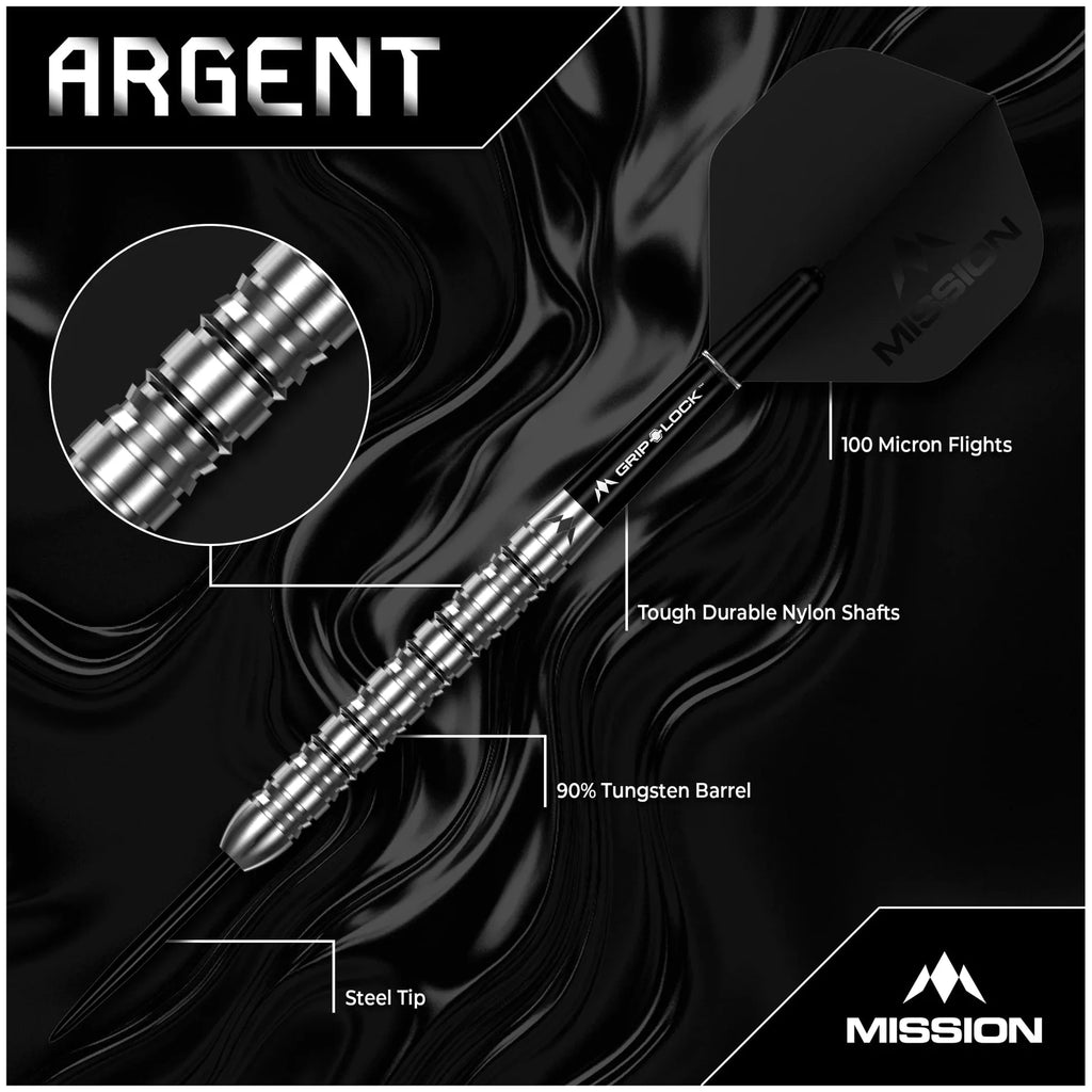 Mission Argent Darts-90%
