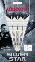 Gary Anderson Silver Star Steel Tip Dart - 80%