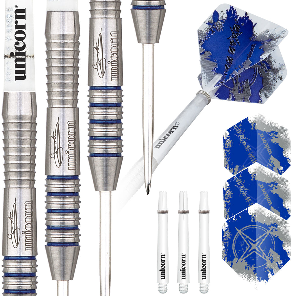 Gary Anderson Silver Star Steel Tip Dart - 80%