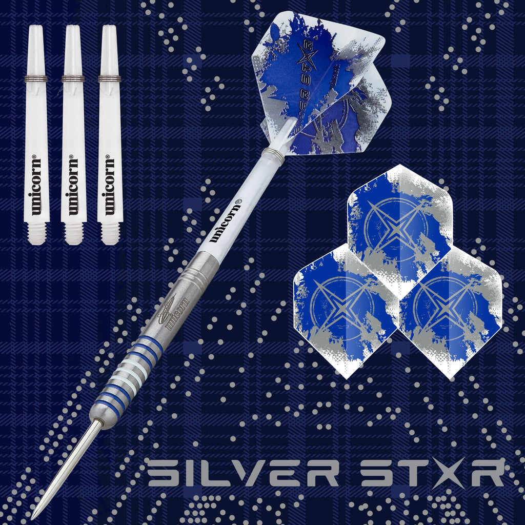 Gary Anderson Silver Star Steel Tip Dart - 80%