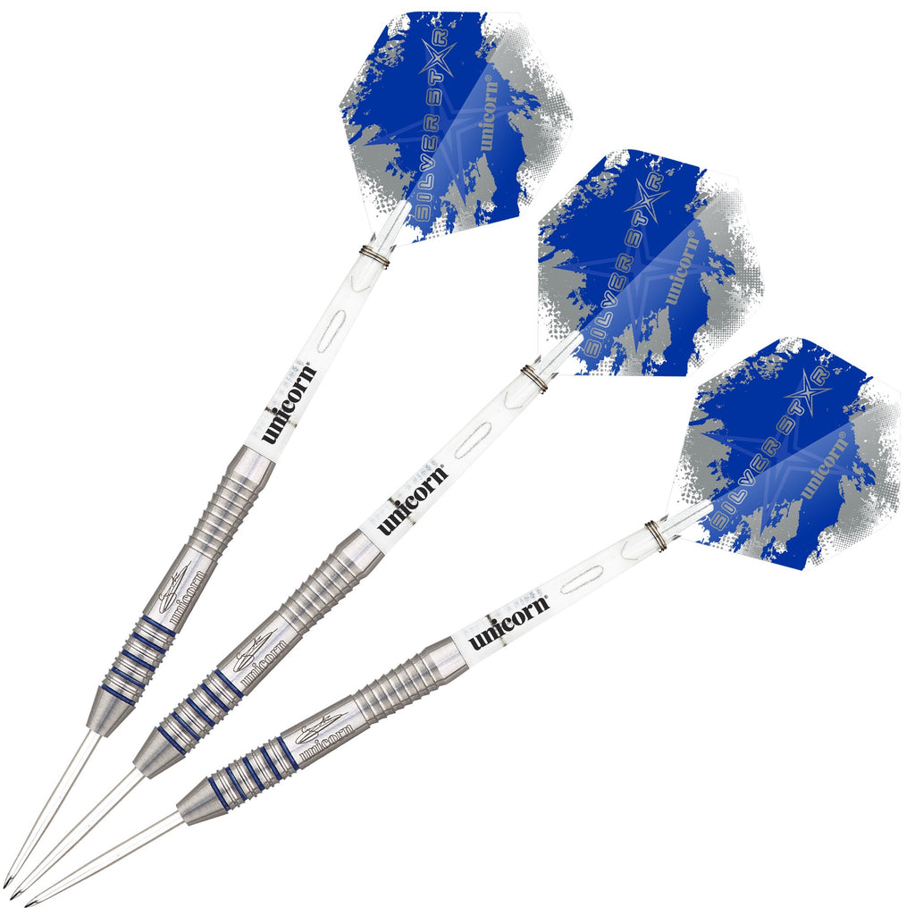 Gary Anderson Silver Star Steel Tip Dart - 80%