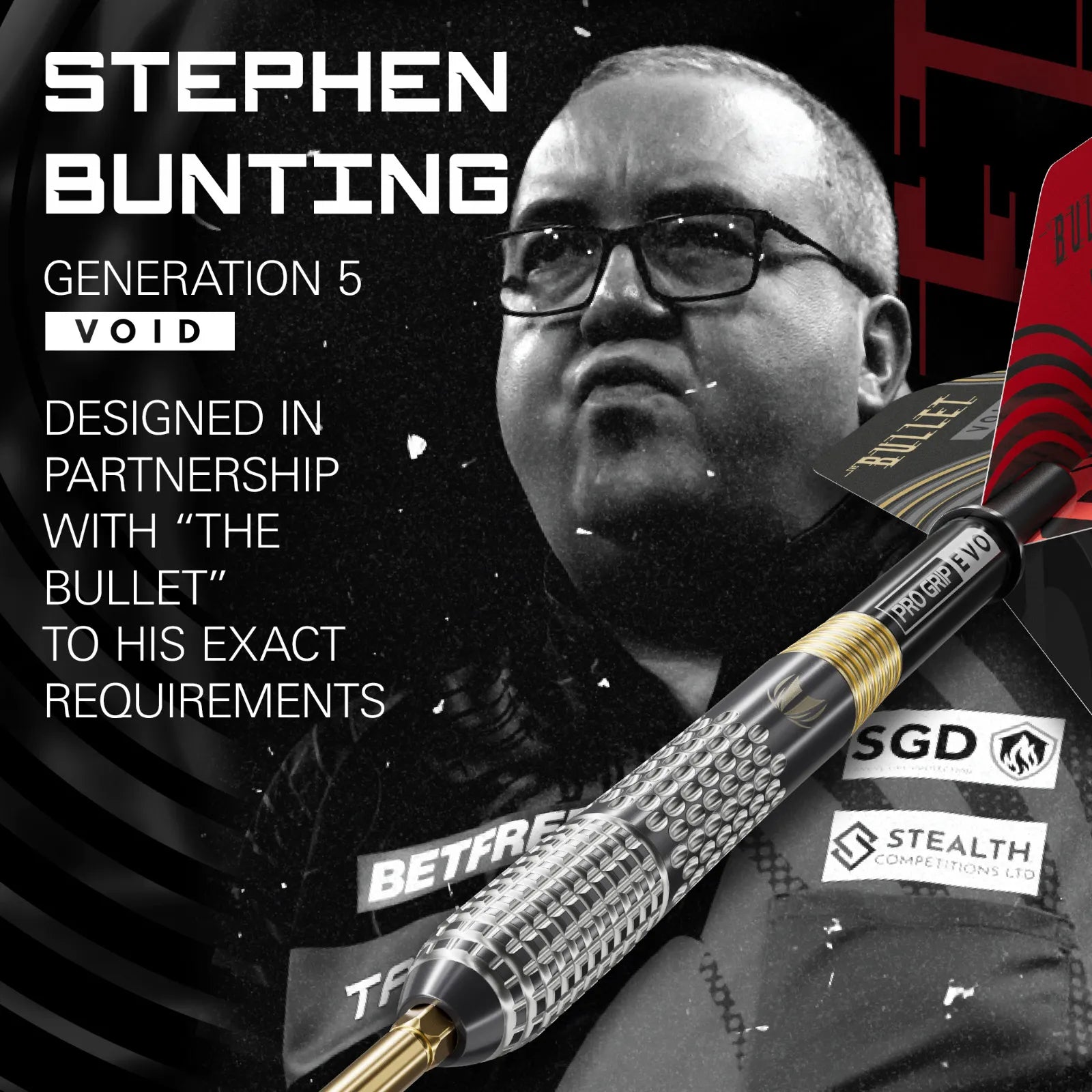 Stephen Bunting G5 Void 95% Steel Tip Dart